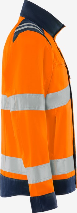 High vis Green jacket class 3 4067 GPLU 4 Fristads