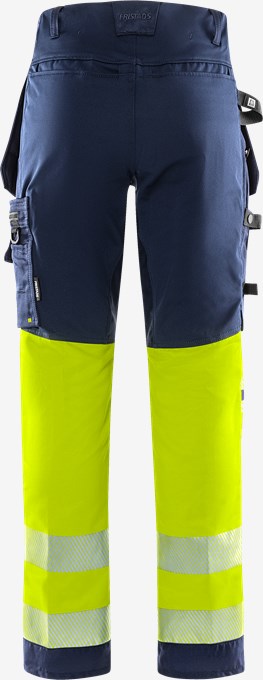 High Vis Handwerker Stretch-Hose Kl. 1 2706 PLU 2 Fristads