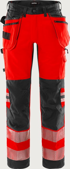 High vis craftsman stretch trousers class 2 2707 PLU 1 Fristads