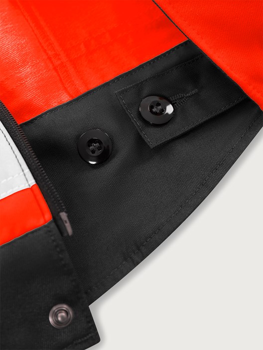 High vis Green jacket class 3 4067 GPLU 6 Fristads