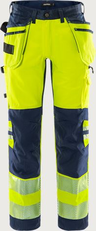High vis craftsman stretch trousers class 2 2707 PLU Fristads Medium
