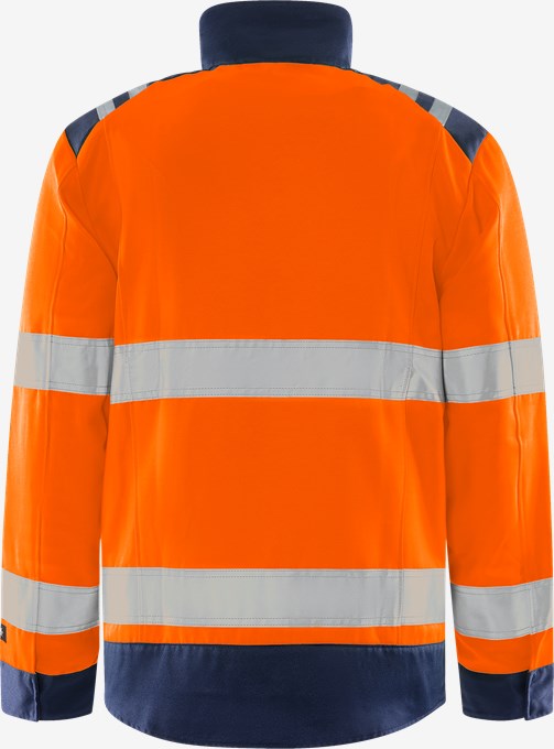 High vis Green jacket class 3 4067 GPLU 2 Fristads