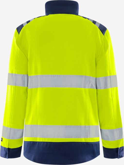 High vis Green dzseki női class 3 4068 GPLU 2 Fristads