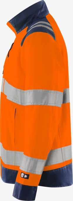 High vis Green jacket class 3 4067 GPLU 3 Fristads