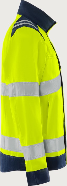 High vis Green jack klasse 3 4067 GPLU 4 Fristads