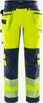 High vis rakentajan stretch housut lk 2 2707 PLU Fristads Medium