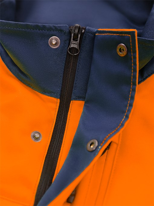 High vis Green jacket class 3 4067 GPLU 5 Fristads