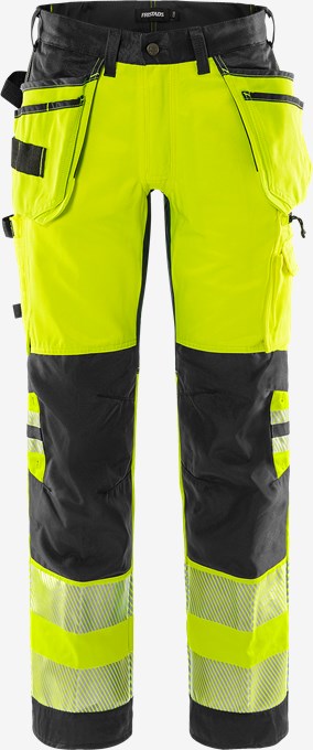 High vis craftsman stretch trousers class 2 2707 PLU 1 Fristads