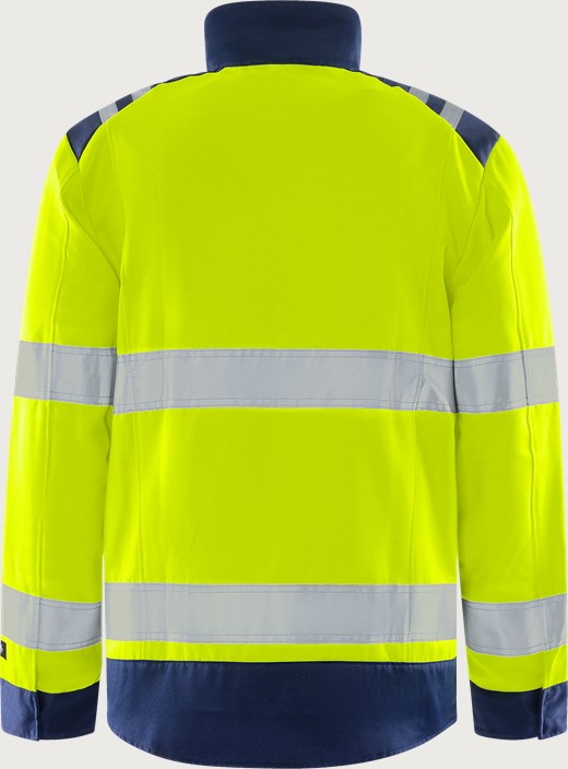 High vis Green jack klasse 3 4067 GPLU 2 Fristads