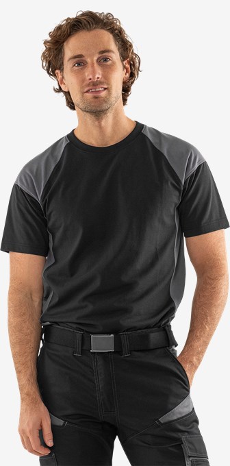 Green heavy T-shirt 7046 GTM 5 Fristads