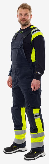 Cotte à bretelles stretch haute visibilité classe 1 2168 ATHF 5 Fristads