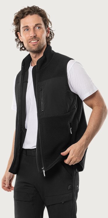 Argon micro pile fleece waistcoat 2 Fristads Outdoor