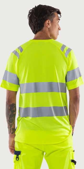 Koszulka o wysokiej widoczności klasy 3 Green 7860 GPST 3 Fristads