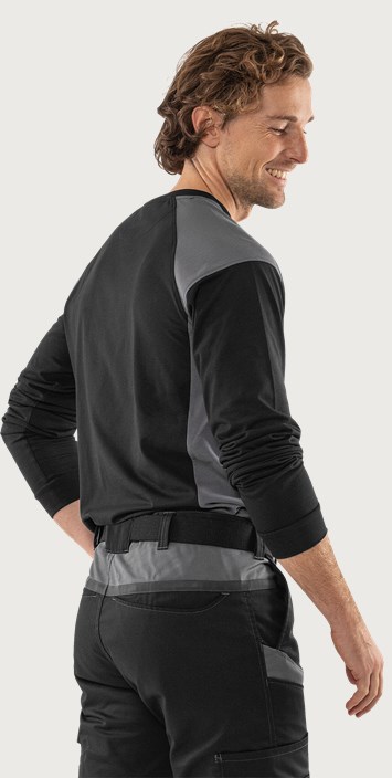 Green heavy pitkähihainen T-paita 7071 GTM 2 Fristads