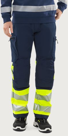 Pantaloni stretch Green High Vis CL.1 2647 GSTP  Fristads Medium