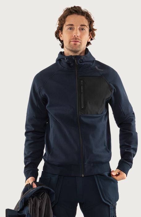 Hooded sweatshirt jacket 7831 GKI Fristads Medium