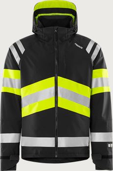 High vis Green stretch shell jacket class 1 4684 GLPS Fristads Medium