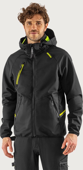 Functional hooded softshell jacket 4871 GBF 1 Fristads