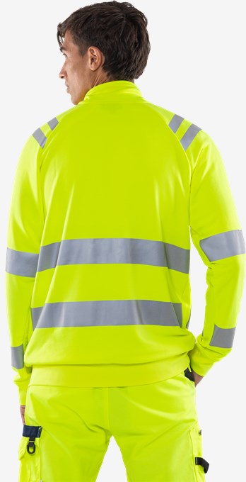 Varsel Green sweatshirt-jacka 7863 GPSW klass 3 6 Fristads