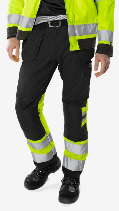High Vis Green Handwerkerhose Kl. 1 2640 GPLU 3 Fristads