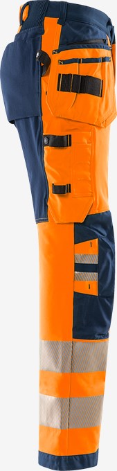 Pantaloni craftsman stretch Green High Vis CL.2 2644 GSTP. 4 Fristads