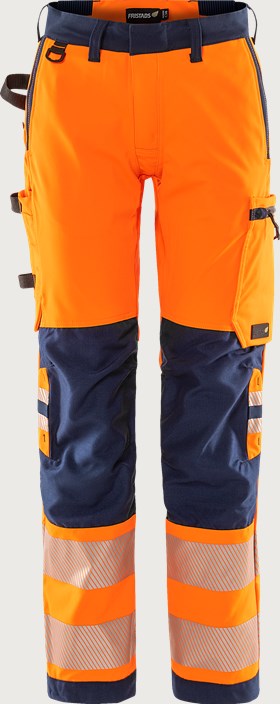 High vis Green stretchbukser dame klasse 2 2665 GSTP 4 Fristads