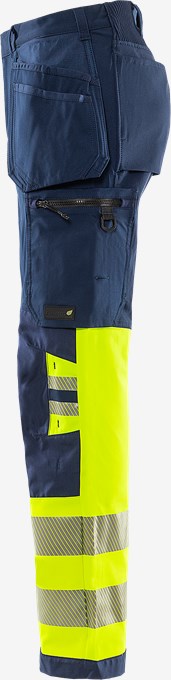 High vis Green craftsman stretch trousers class 1 2643 GSTP 3 Fristads