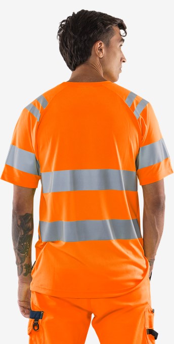 HiVis Green T-skjorte klasse 3 7860 GPST 6 Fristads