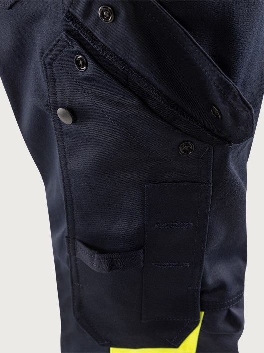 Spodnie ogrodniczki high vis Flamestat klasa 1 2168 ATHF 9 Fristads