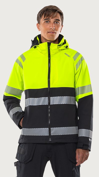 High vis Green stretch kuoritakki lk 1 4690 GLS 1 Fristads