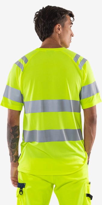 HiVis Green T-skjorte klasse 3 7860 GPST 7 Fristads