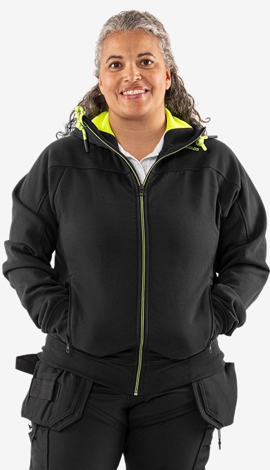Sweatshirt-Jacke mit Kapuze 7550 GSM 6 Fristads