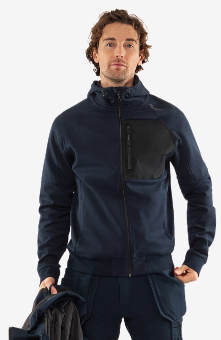 Hooded sweatshirt jacket 7831 GKI 5 Fristads