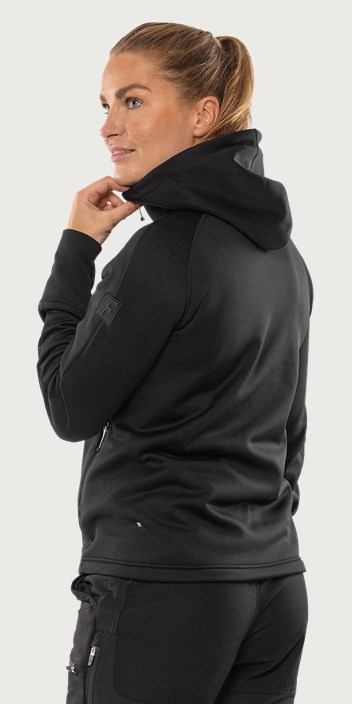 Cobalt Polartec® power stretch® hoodie, dam 2 Fristads Outdoor