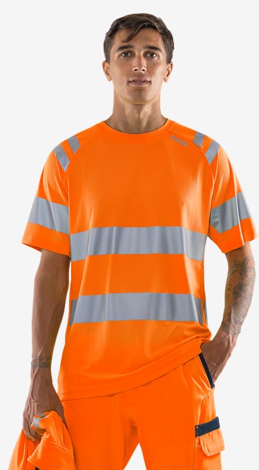 HiVis Green T-skjorte klasse 3 7860 GPST 5 Fristads