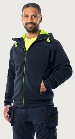 Sweatshirt-jacka med huva 7550 GSM Fristads Medium