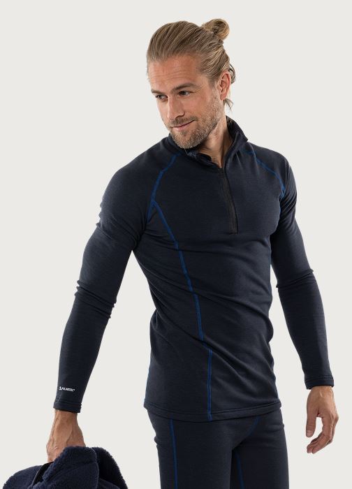 Polartec® T-shirt lange mouwen met korte rits 7078 PT Fristads Medium