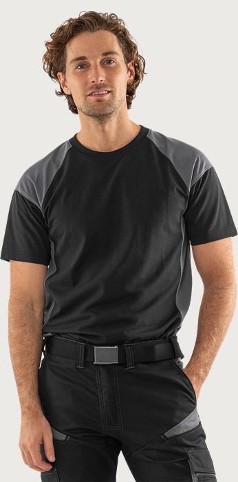 Green heavy T-shirt 7046 GTM Fristads Medium