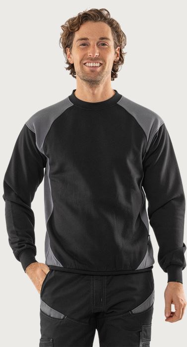 Green Sweat-shirt 7148 GSM Fristads Medium