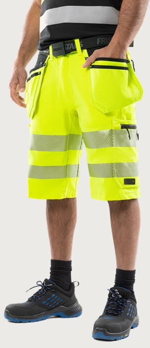 Spodenki elastyczne high vis klasy 2 Green 2646 GSTP  1 Fristads