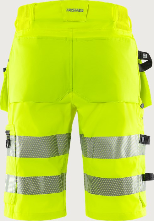High vis Green håndværker stretchshorts klasse 2 2646 GSTP 3 Fristads