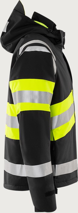 High vis Green stretch winter jacket class 1 4685 GLPS 5 Fristads