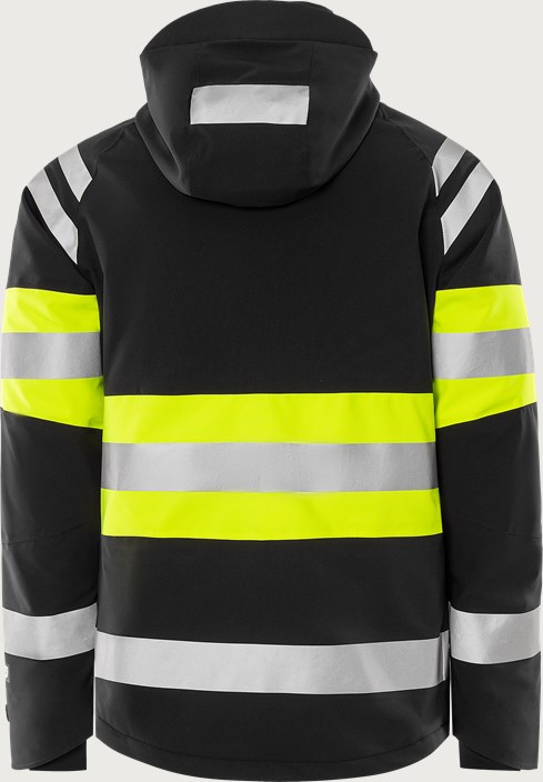 High vis Green stretch winter jacket class 1 4685 GLPS 3 Fristads