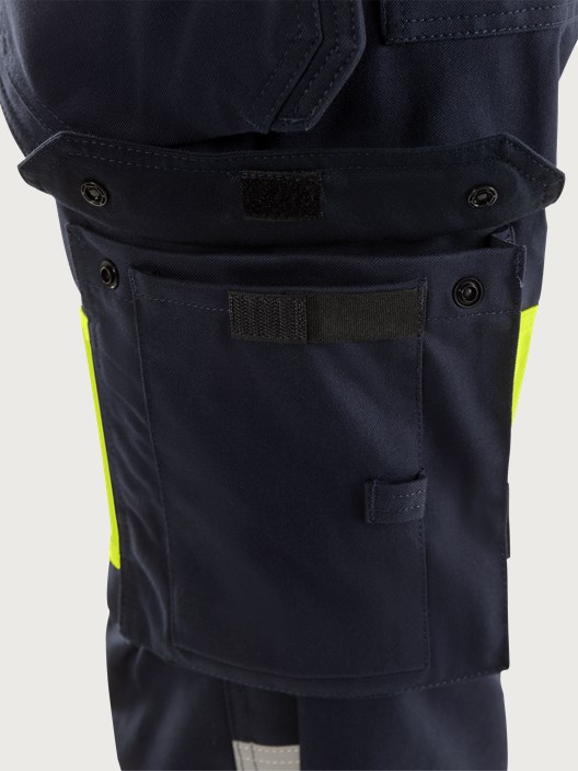 Flamestat high vis håndværkerbukser dame kl.1, 2777 ATHS 5 Fristads