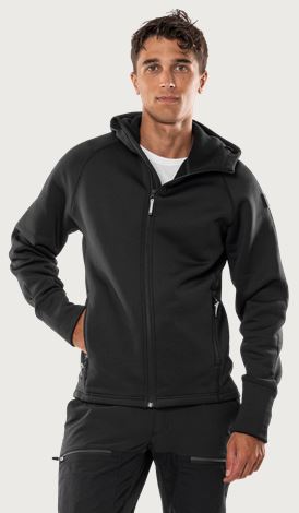 Cobalt Polartec® power stretch® hoodie Fristads Outdoor Medium