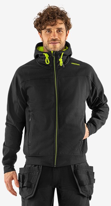 Sweatshirt-Jacke mit Kapuze 7550 GSM 5 Fristads