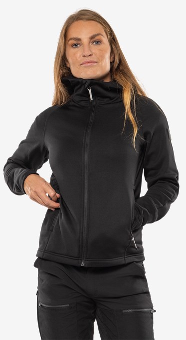 Cobalt Polartec® power stretch® hoodie woman 5 Fristads Outdoor