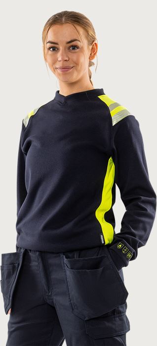 Flamestat langærmet t-shirt dame 7358 TFL Fristads Medium