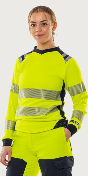 Flamestat high vis T-shirt dame kl.3 TFL 1 Fristads