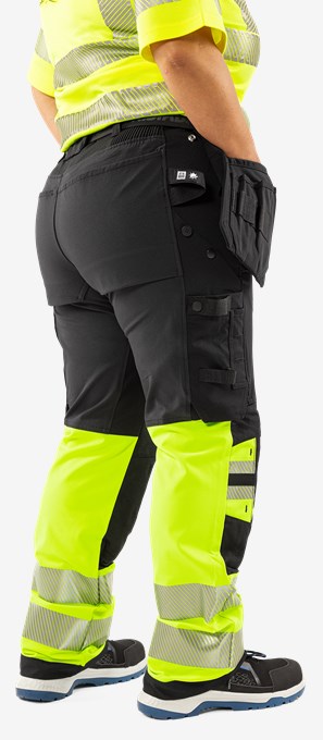 Pantaloni craftsman stretch Green donna High Vis CL.1 2663 GSTP 8 Fristads